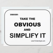 ポスター – シンプル化 (正面/裏面)