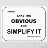 ポスター – シンプル化 (正面)