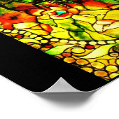 ポスター – ステンドグラス – ティファニー3 (角)