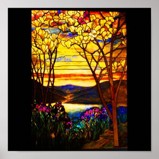 ポスター – ステンドグラス – ティファニー8 (正面)