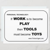 ポスター – ツール/おもちゃ (正面/裏面)