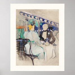 ポスター：トゥールーズ・ロートレック：オアンバサデール ポスター