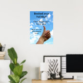 ポスター：トラベル忘れジャブするな ポスター (ホームオフィス)