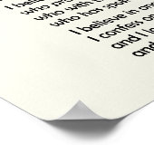 ポスター – ニセンの信条~カスタマイズ! (角)