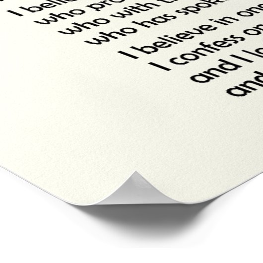 ポスター – ニセンの信条～カスタマイズ！ (角)