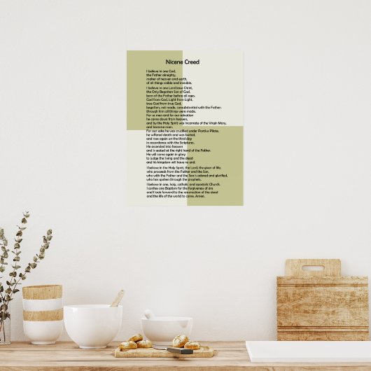 ポスター – ニセンの信条～カスタマイズ！ (キッチン)