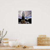 ポスター/ハッブル/エンデバー/宇宙飛行士ムスグラーブ ポスター (キッチン)