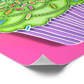 ポスター、バナー – 誕生日カップケーキ ポスター (角)