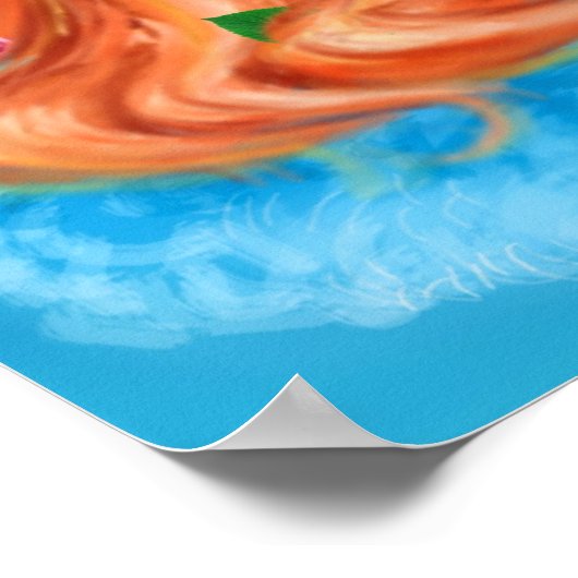 ポスター「バラ」 ポスター (角)