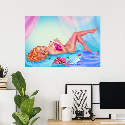 ポスター「バラ」 ポスター (ホームオフィス)