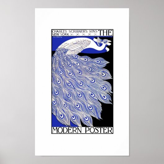 ポスター ビンテージ クジャク The Modern Poster (正面)