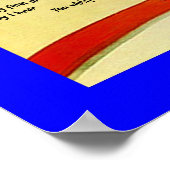 ポスター～ピエロ祈りの言葉の輪郭よくはしゃぐピエロ! ポスター (角)