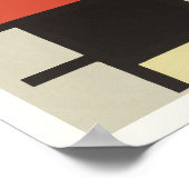 ポスター:ピートモンドリアン:作文1921 ポスター (角)