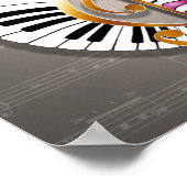 ポスター&ファインアート：ミュージックマスク ポスター (角)