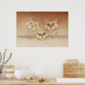 ポスター、ファインアート-虎猫ロード（猫） ポスター (キッチン)