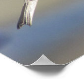 ポスター – フェンス上の赤頭雀 (角)