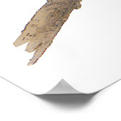 ポスター/プリント：オードボン素晴らし- Gray Owl ポスター (角)