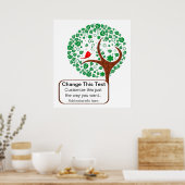 ポスター/プリント：ツリー ポスター (キッチン)