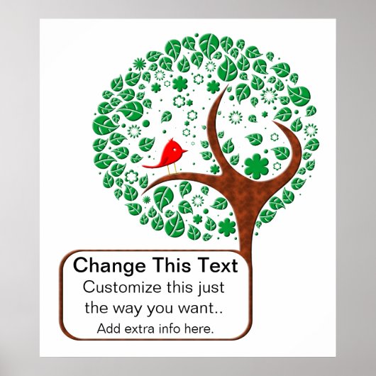 ポスター/プリント：ツリー ポスター (正面)