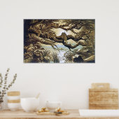 ポスター/プリント：フェアリーランド：月明かりの中で眠る ポスター (キッチン)