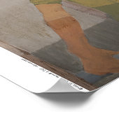 ポスター/プリント:「ブロンドマングリーンシャツ」 ポスター (角)