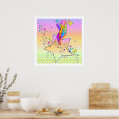 ポスター、プリント – マキシドアーポップ・アートのト ポスター (キッチン)