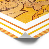 ポスター/プリント:ミュシャ – 花 – Lily ポスター (角)