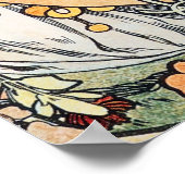 ポスター/プリント:ミュシャ- Language of Flowers II ポスター (角)