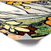 ポスター/プリント:ミュシャ- Language of Flowers II ポスター (角)