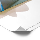 ポスター/プリント:「モノリス1 – アクア」 ポスター (角)