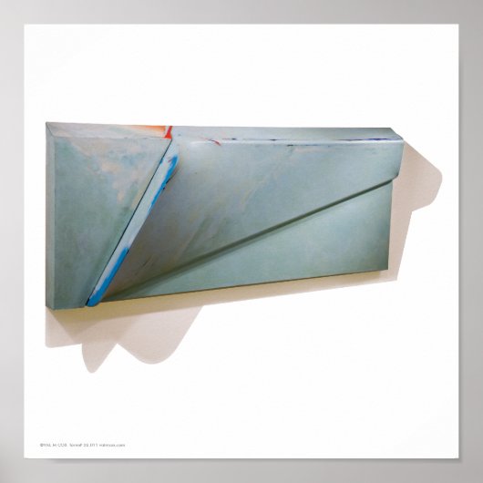 ポスター/プリント:「モノリス1 – アクア」 ポスター (正面)