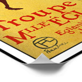 ポスター/プリント:ロートレック – Cadele de Mlle Eglantine ポスター (角)