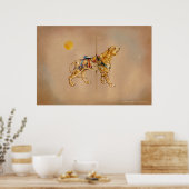 ポスター、プリント-回転木馬タイガー ポスター (キッチン)