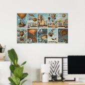 ポスター/プリント：熱気球 – Dream of Flight ポスター (ホームオフィス)