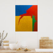 ポスター/プリント:「色こぼれ」 ポスター (キッチン)