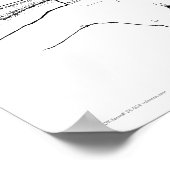 ポスター/プリント:「長髪の男/風景」 ポスター (角)