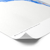 ポスター/プリント:「青い型枠」 ポスター (角)