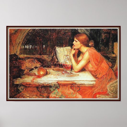 ポスター/プリント：魔術師 – John Waterhouse ポスター (正面)