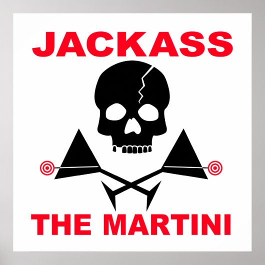 ポスター、プリント - JACKASS、マルティーニ ポスター (正面)