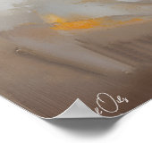 ポスター |ホース |油彩画スタイル (角)