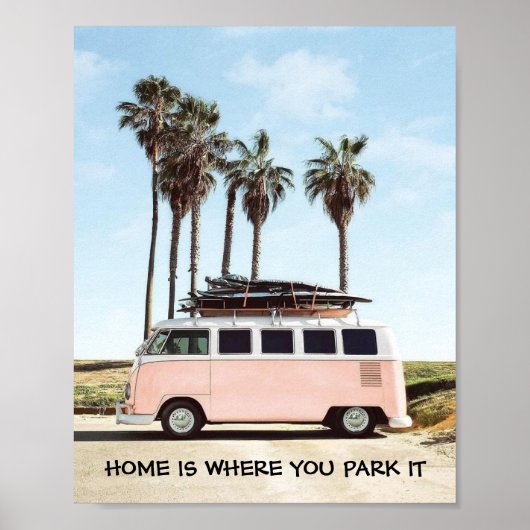 ポスター – ホームは駐車する場所 (正面)