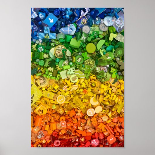 ポスター:ボードゲーム作品のカラースペクトル ポスター (正面)