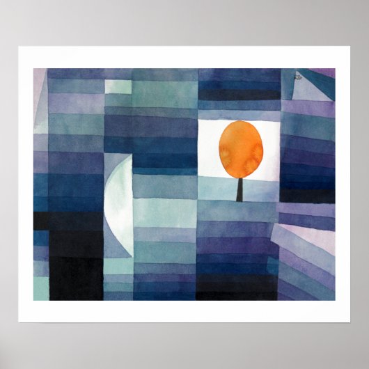 ポスター:ポール・クレー:秋の前触れ ポスター (正面)