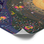 ポスター・マップ、第2版ハイフロンティア植民地化 ポスター (角)