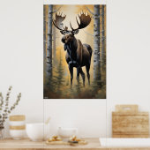 ポスター |ムース |の絵画スタイル (キッチン)