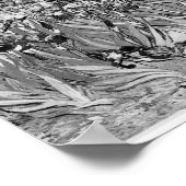 ポスター – モノクロファン・ゴッホ・アイリス (角)