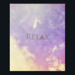 ポスター.....リラックス ポスター<br><div class="desc">抽象芸術の外観と空と雲グリッター</div>