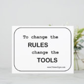 ポスター – ルール/ツール (スタンド正面)