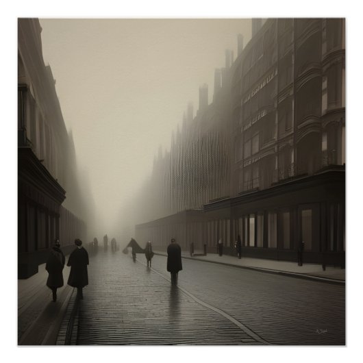 ポスター – ロンドビクトリアンン通り (正面)