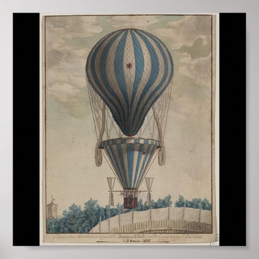 ポスター – ヴィンテージアート – 熱気球22 (正面)